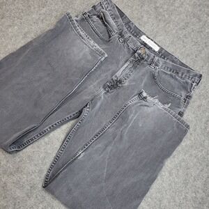 Lee Jeans Mens 38x32 Gray Relaxed Fit Everyday Casual City Preppy College